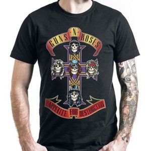 Appetite For Destruction Guns And Rose Two Sides T-shirt - Cover T-shirt
